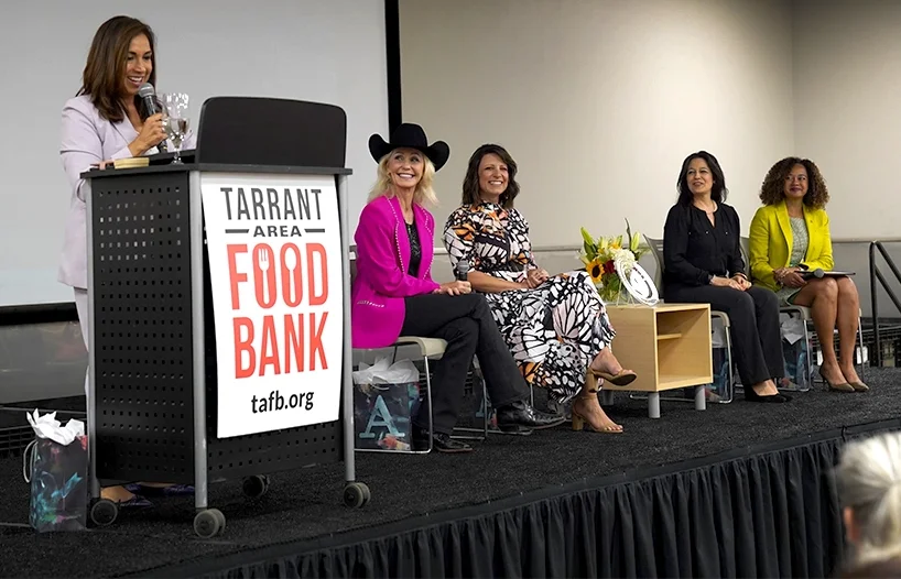 Bank on Women presentation on stage
