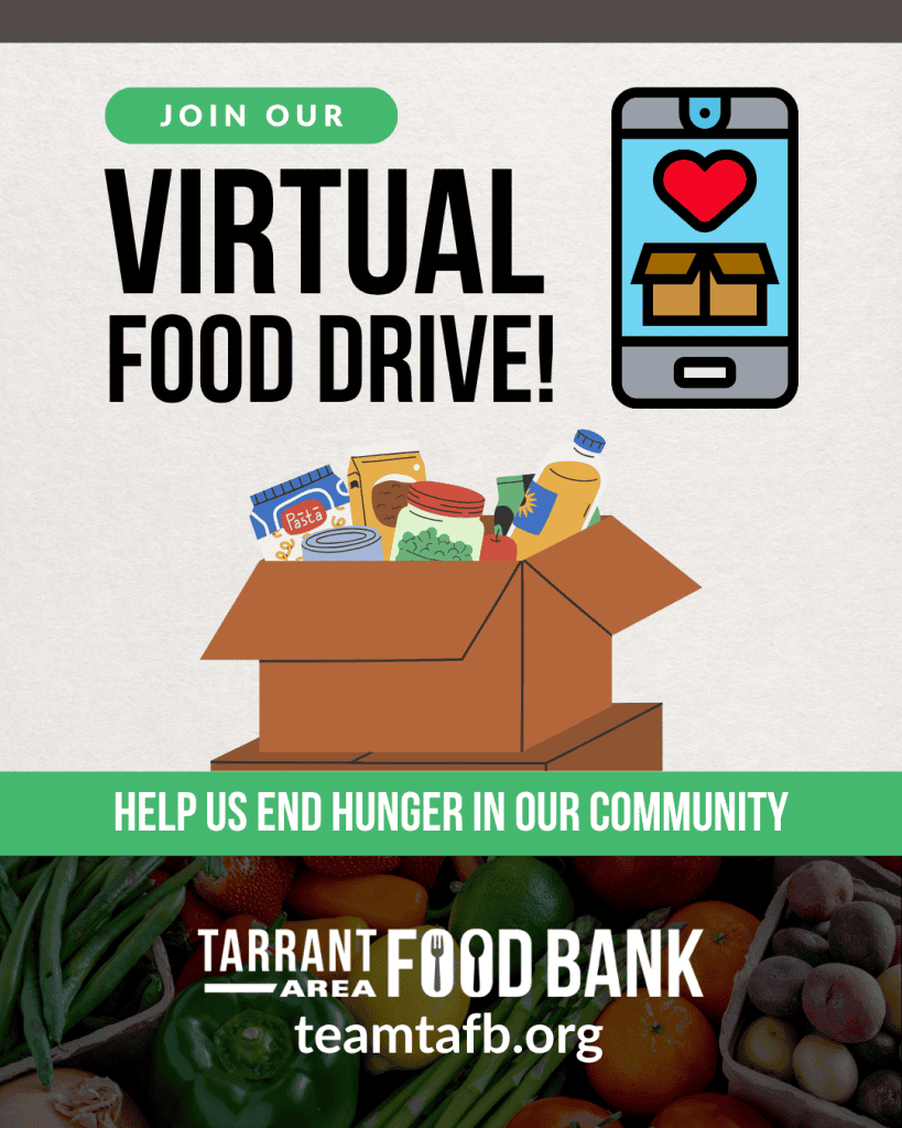 TAFB Virtual Food Drive social graphic