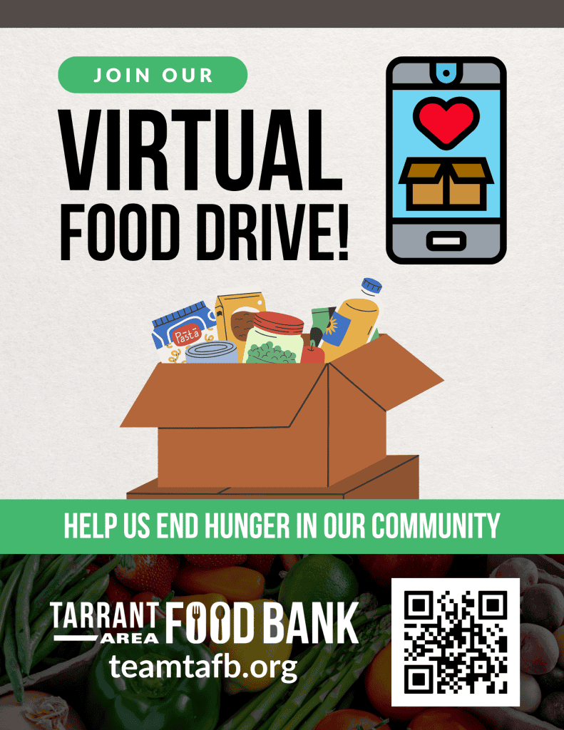 TAFB Virtual Food Drive Poster