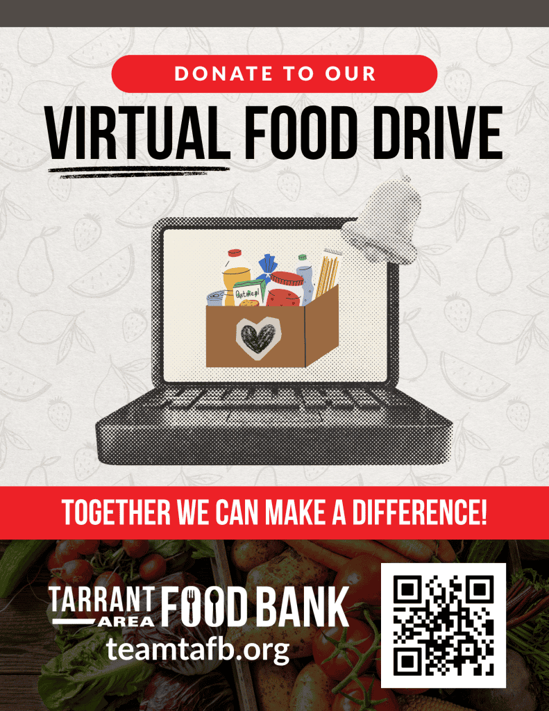 TAFB Virtual Food Drive Poster